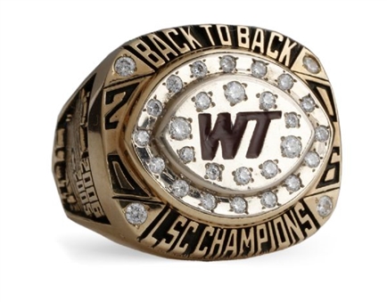 West Texas A&M 2006 LSC Football Champions Coaches Ring